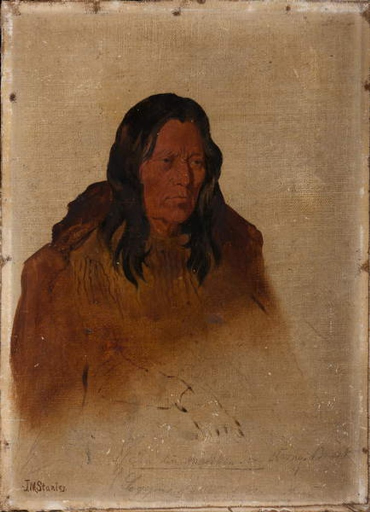 Detail of Tin Tin Malikin, 1847 by John Mix Stanley