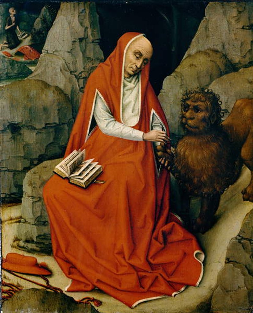Detail of Saint Jerome in the Desert, c.1450-65 by Rogier van der Weyden