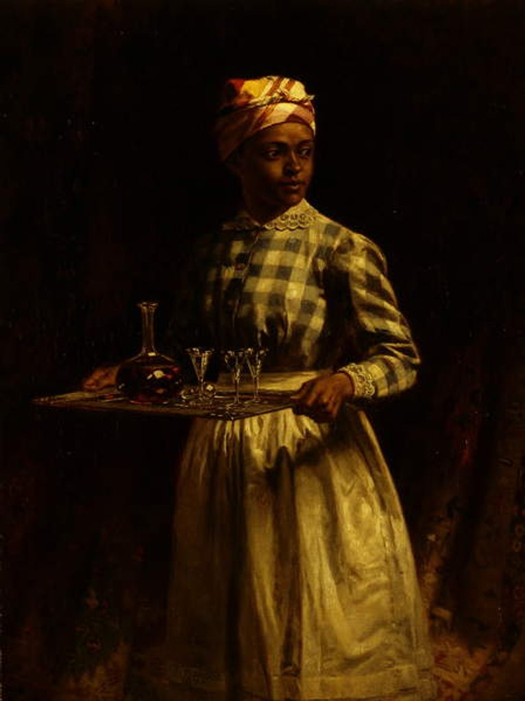 Detail of Serving Maid, 1890 by Thomas Waterman Wood