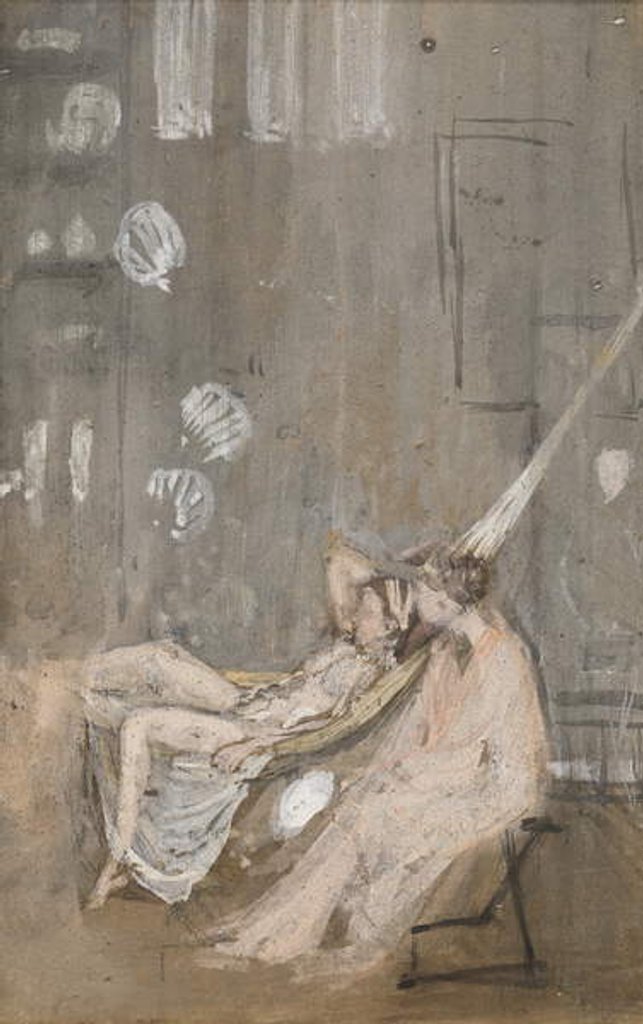 Detail of In the Studio, c.1867-68 by James Abbott McNeill Whistler