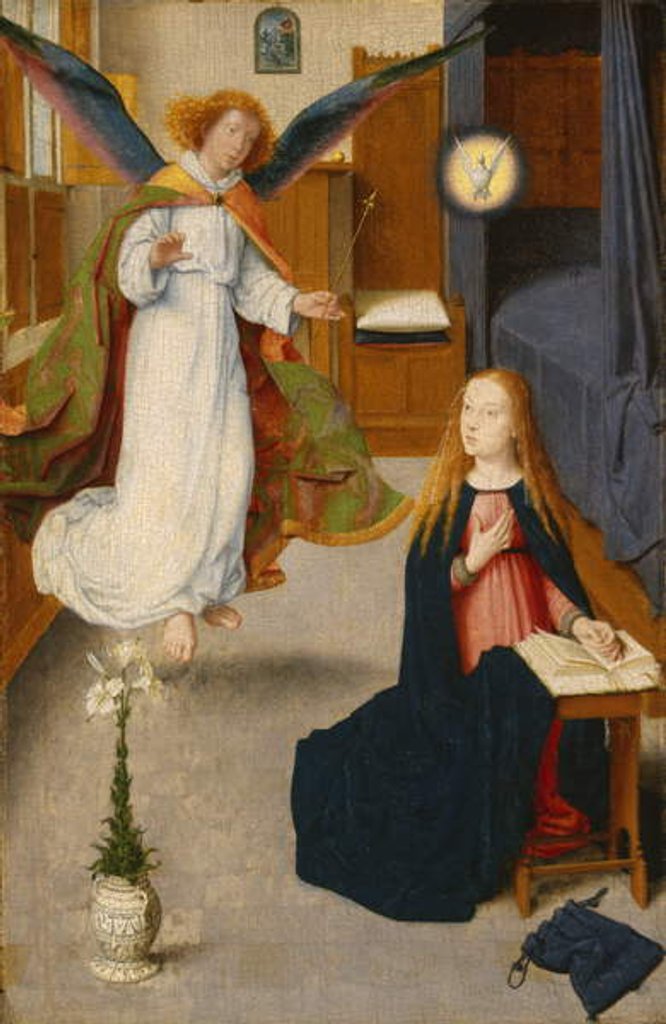 Detail of The Annunciation, c.1490 by Gerard David