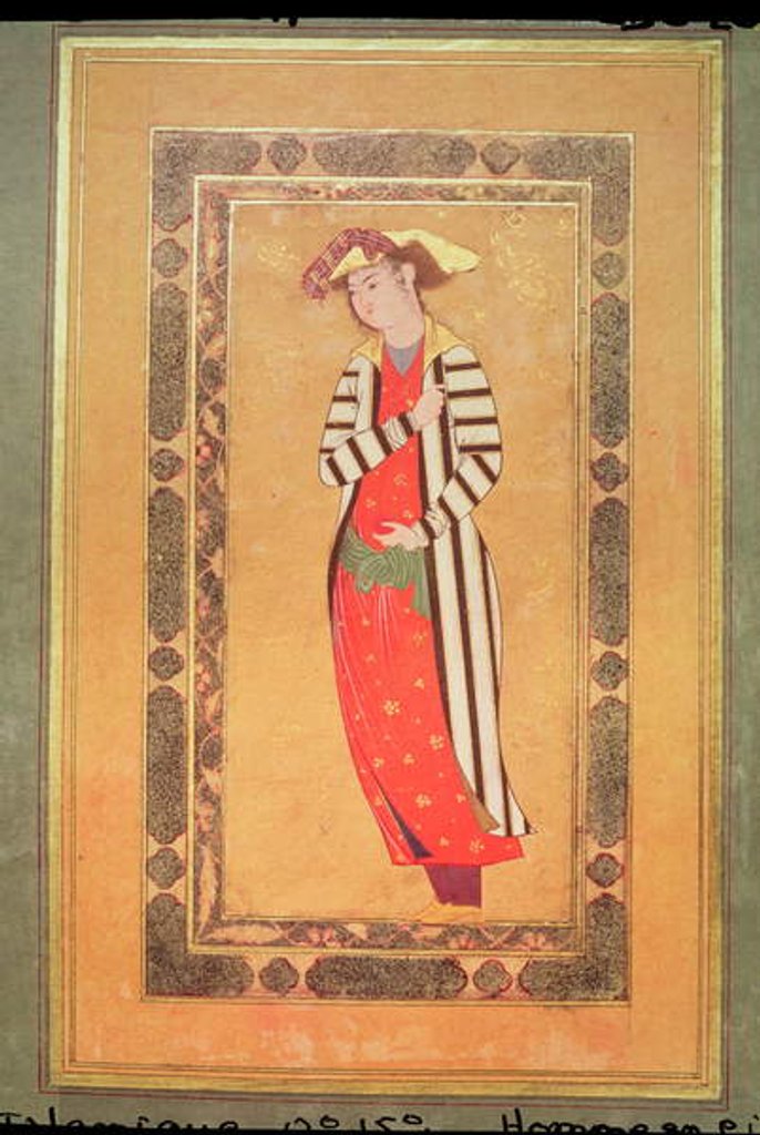 Detail of Album 2160 Portrait of a Man by School Islamic