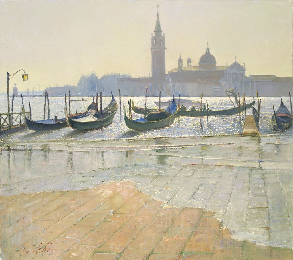 Detail of Venice at Dawn by Timothy Easton