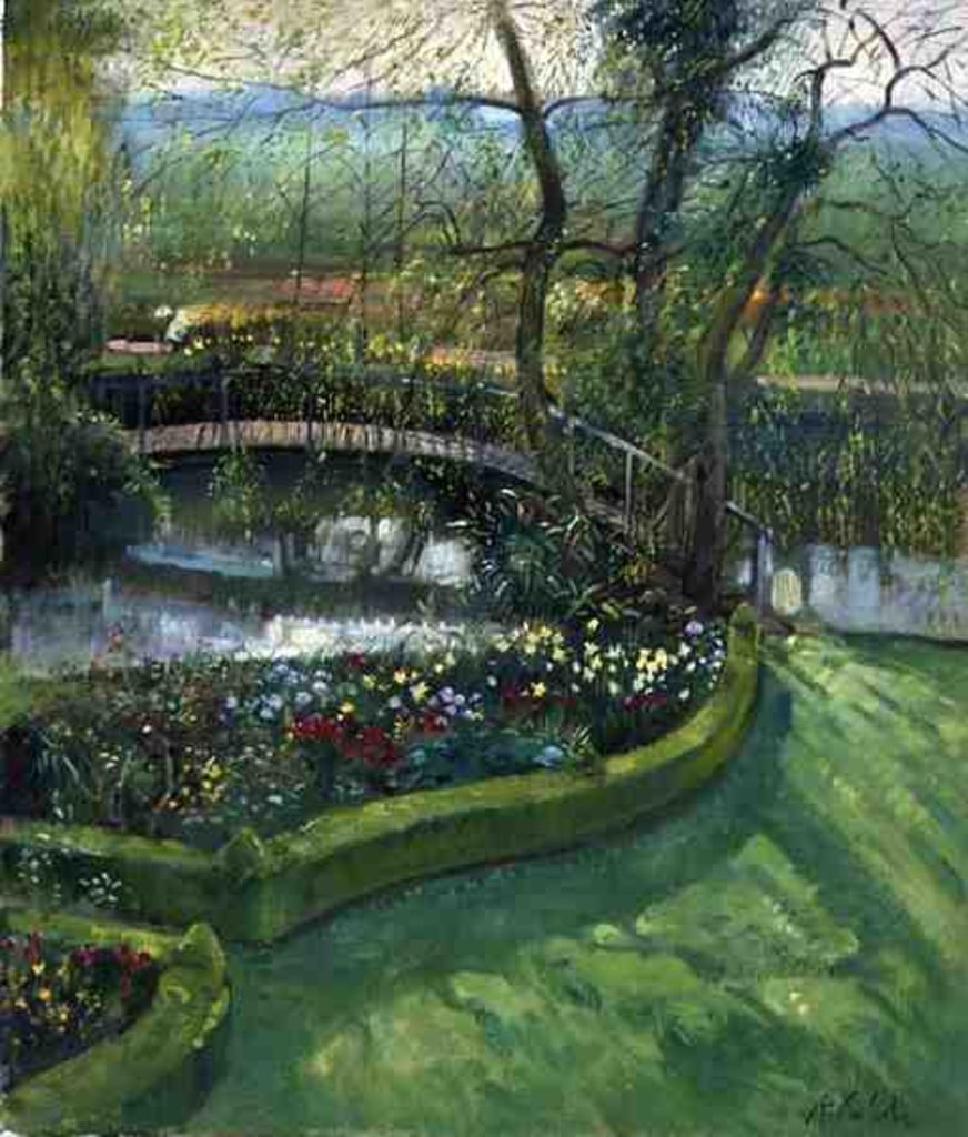 Detail of Bridge Over the Willow, Bedfield by Timothy Easton