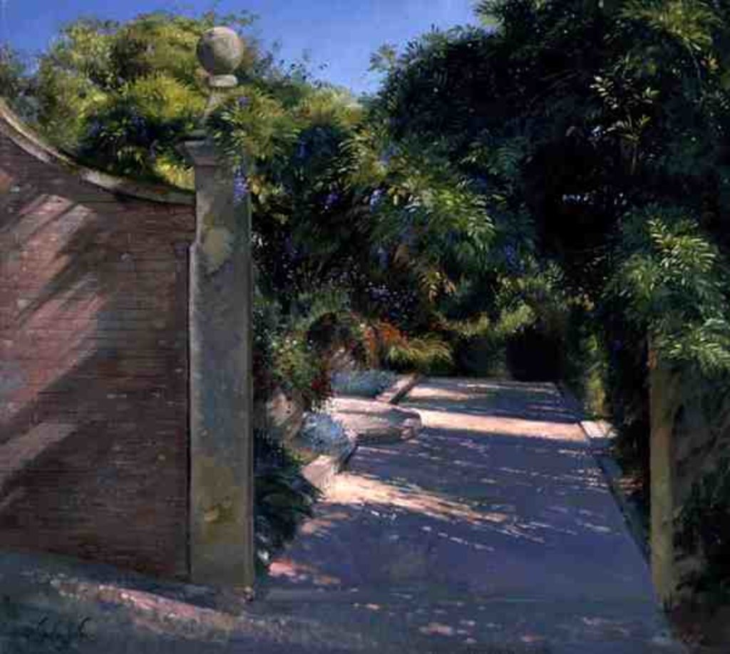 Detail of Gateway into the Sundial Garden at Heligan by Timothy Easton
