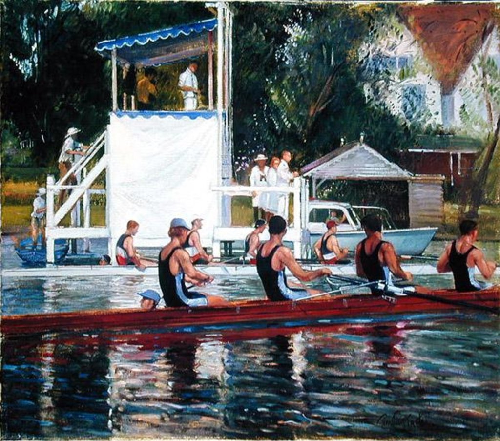 Detail of Before the Press Stand, Henley by Timothy Easton