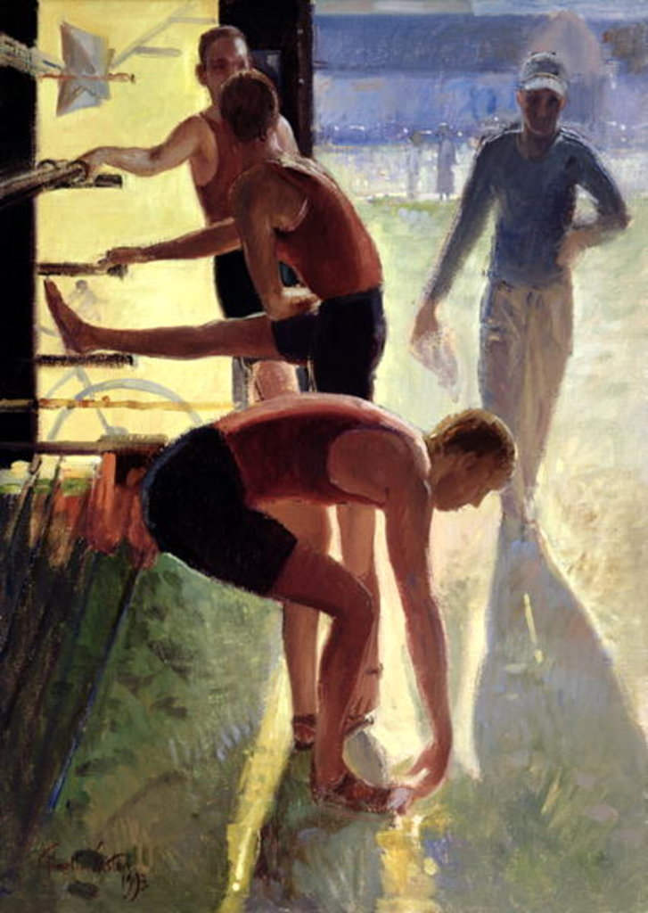 Detail of Limbering Up, 1993 by Timothy Easton