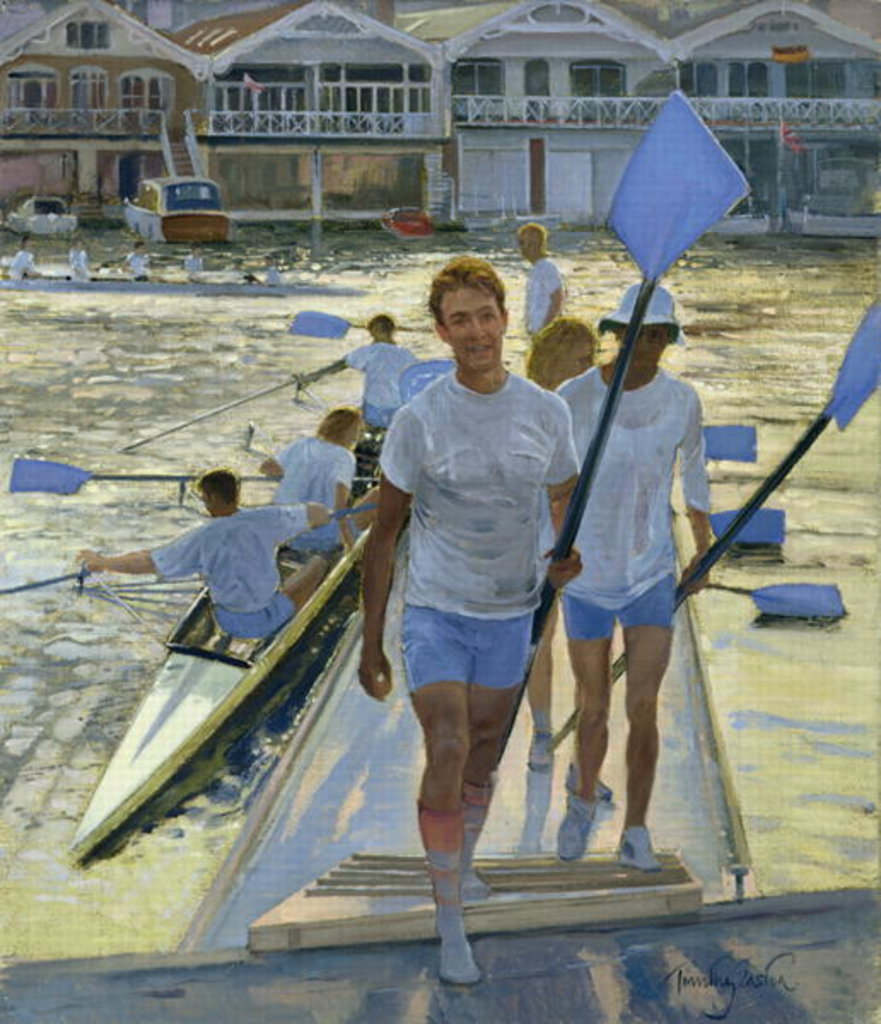 Detail of Evening Return, Henley, 1998 by Timothy Easton