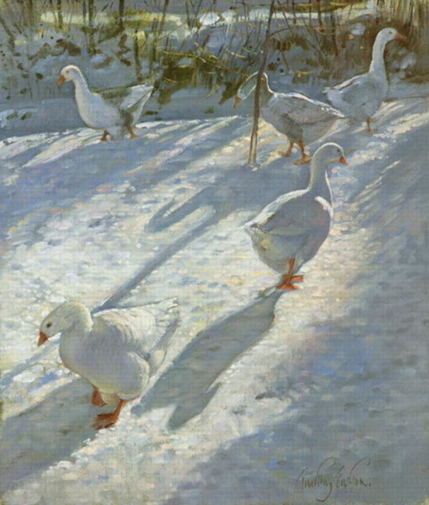 Detail of Exploring the Slope by Timothy Easton