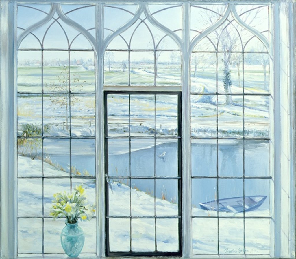 Detail of Winter Triptych, 1990 by Timothy Easton