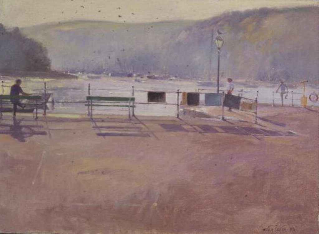 Detail of Day Break, Fowey, 1991 by Timothy Easton