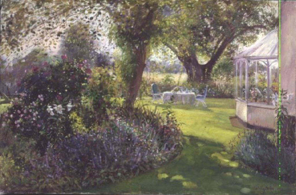 Detail of Tea Under the Great Oak, 1991 by Timothy Easton