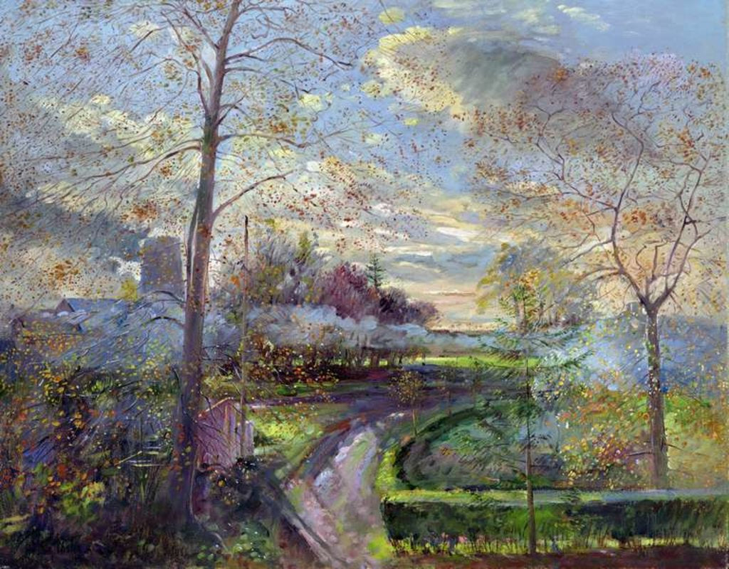 Detail of Smoke Drift, Autumn by Timothy Easton