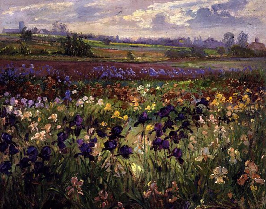 Detail of Across to Burgate by Timothy Easton