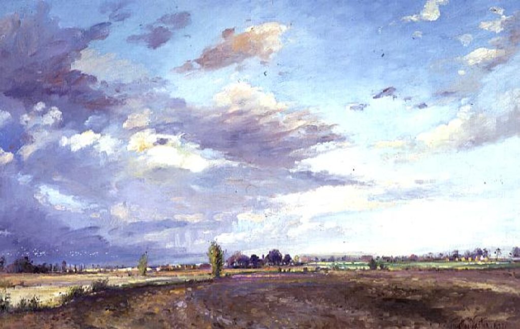 Detail of First Ploughing by Timothy Easton