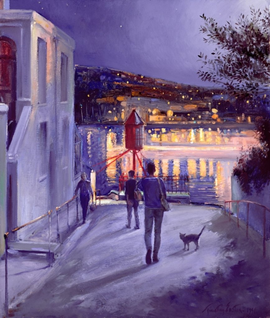 Detail of Moonlit Start by Timothy Easton