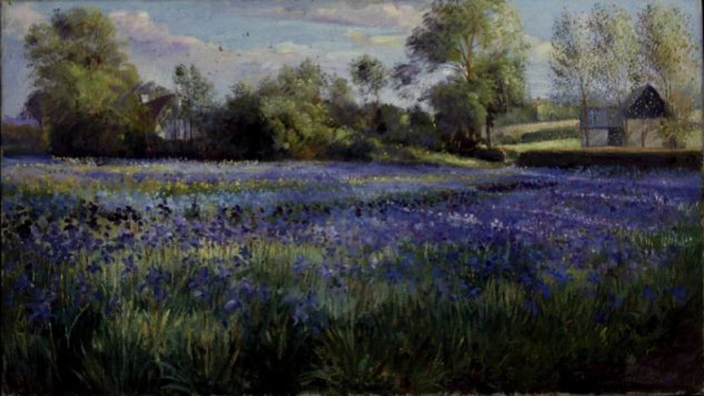 Detail of Dappled Light on the Iris Field, 1991 by Timothy Easton