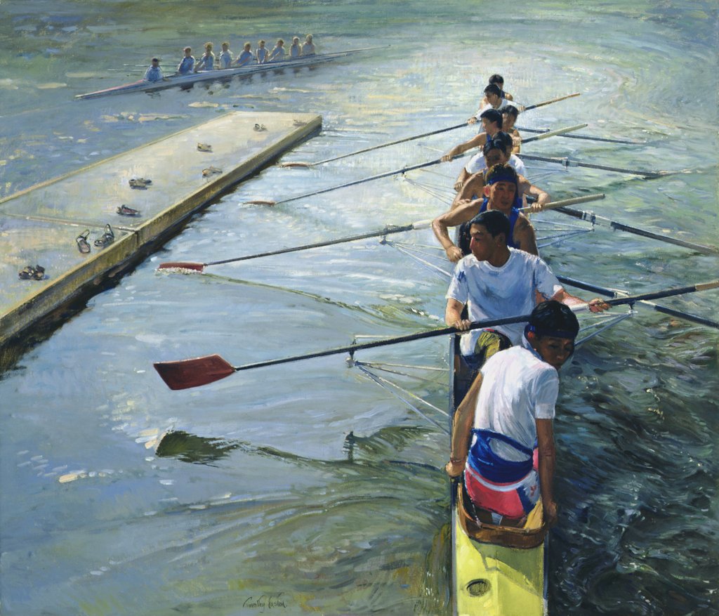 Detail of Away from the Raft, Henley by Timothy Easton