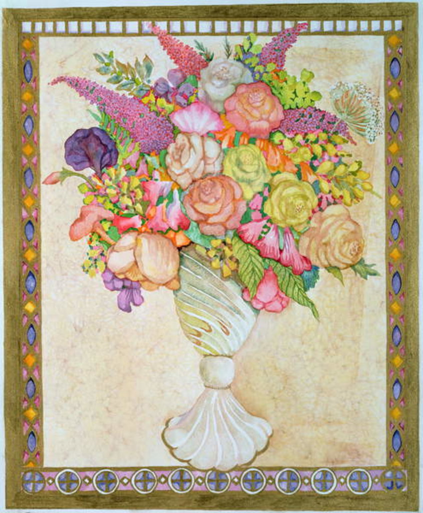 Detail of Summer Bouquet by Lillian Delevoryas