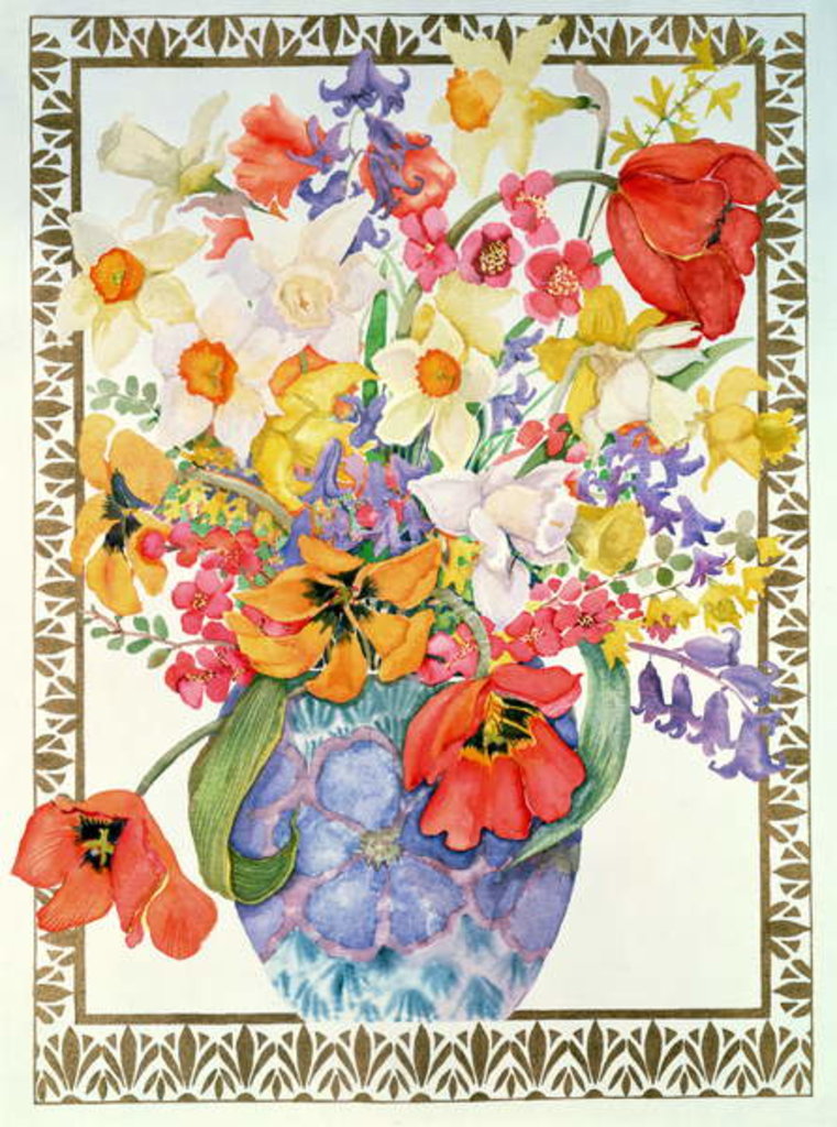 Detail of Spring Bouquet by Lillian Delevoryas