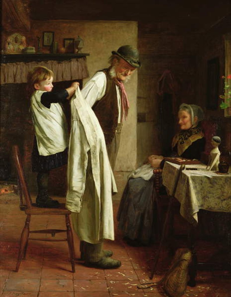 Detail of A Helping Hand by James Hayllar