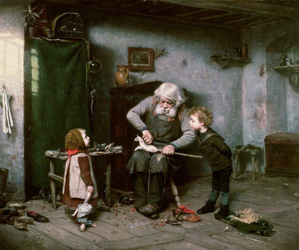Detail of The Toymaker by Felix Ehrlich