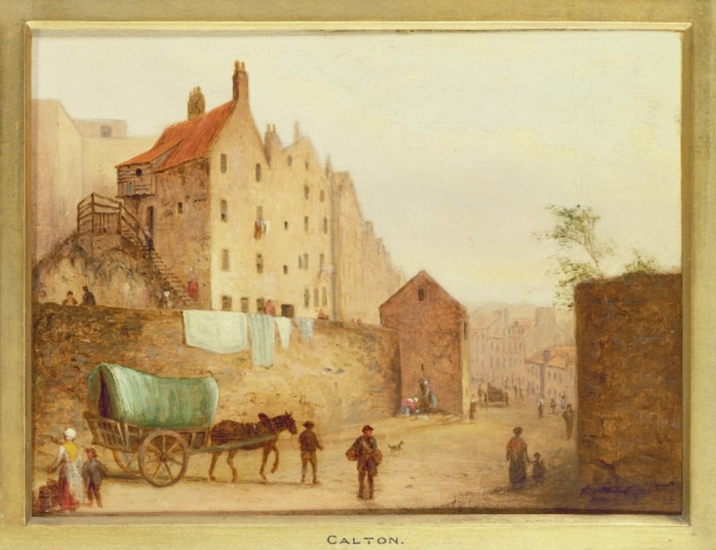 Detail of Calton by Scottish School