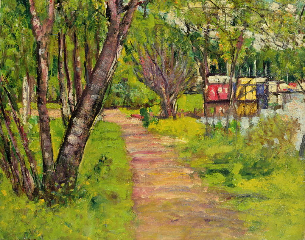 Detail of The Pathway, Loch Lomond by George Leslie Hunter