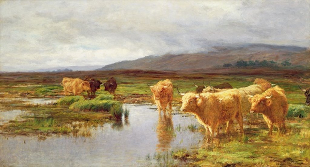 Detail of Moorlands and Mist by Duncan McLaurin