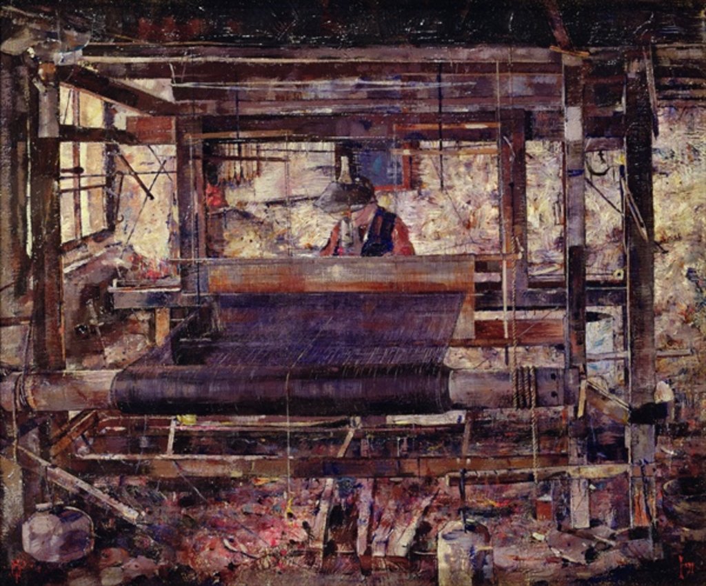 Detail of The Loom by John Quinton Pringle
