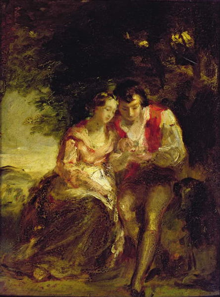 Detail of Burns and Highland Mary by Daniel Macnee