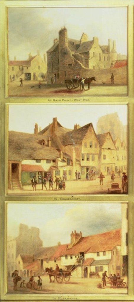 Detail of Main Point West Port, Grassmarket and Pleasance by School Scottish