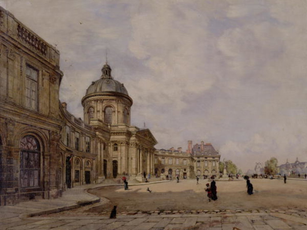 Detail of L'Institut de France, Paris, 1887 by Emmanuel Lansyer