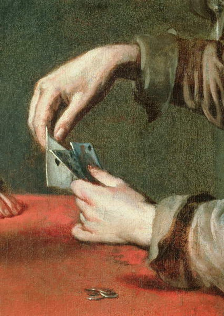 Detail of The Cheaters by Mathieu