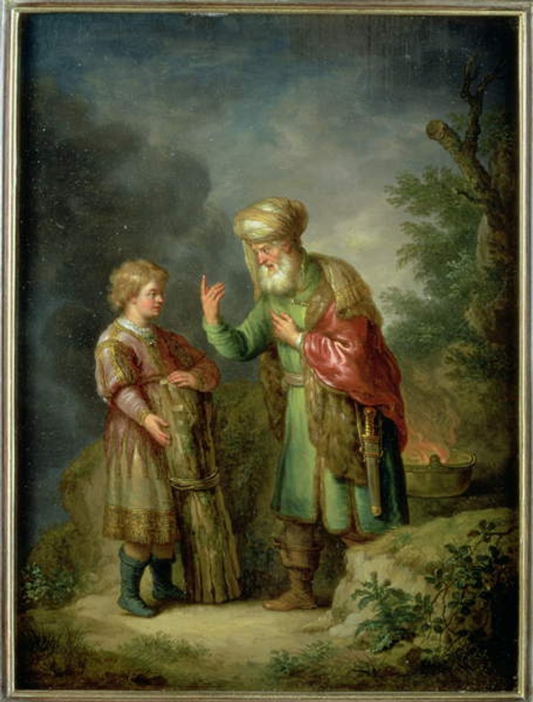Detail of Abraham and Isaac by Balthasar Beschey