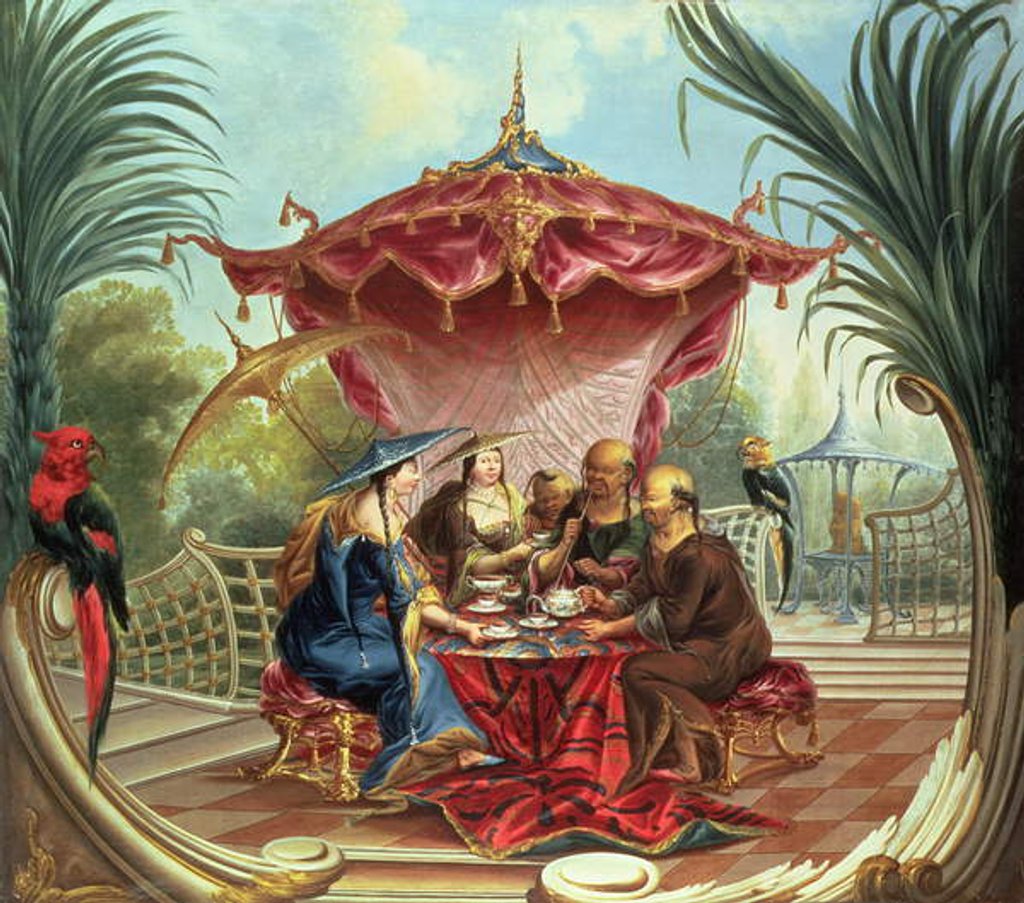 Detail of Chinese Tea by Jacques Vigoureux Duplessis