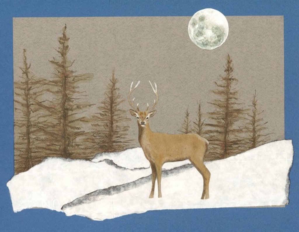 Detail of Night Encounter, 2012 by Eleanor Grafton