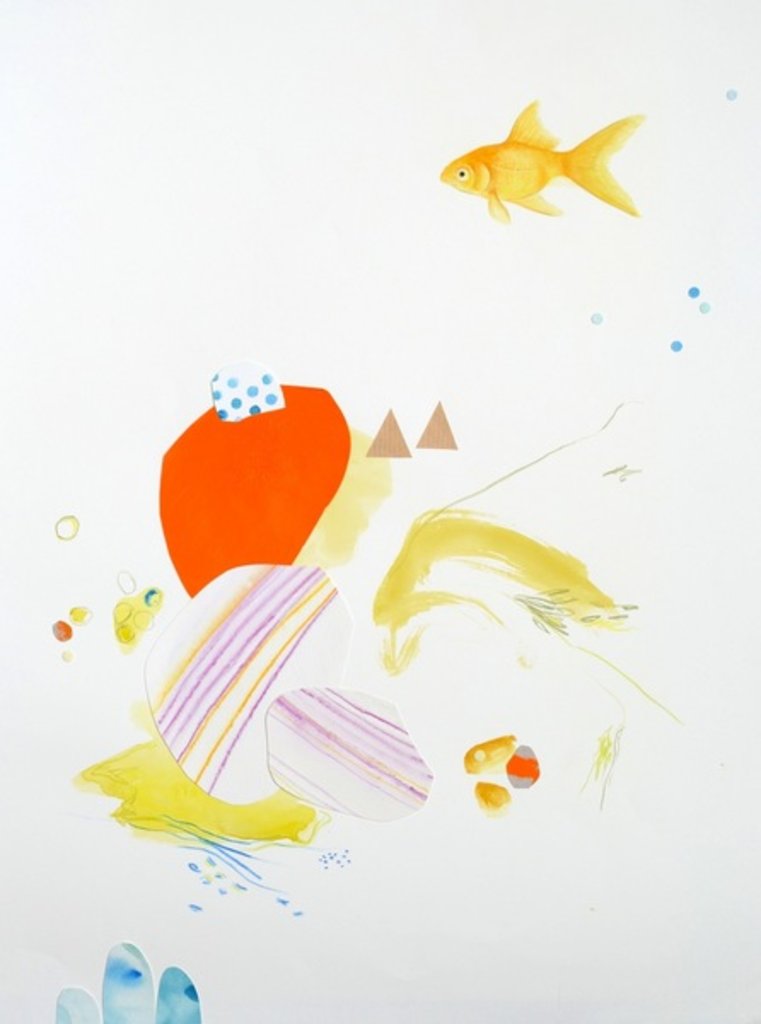 Detail of Fish Composition, 2015 by Eleanor Grafton