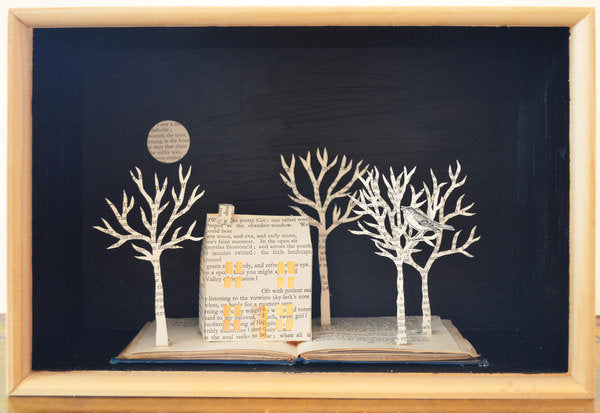 Detail of Cottage light box, 2012 by Eleanor Grafton
