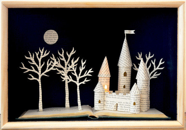 Detail of Castle light box, 2013 by Eleanor Grafton