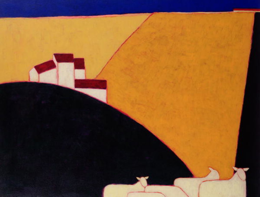 Detail of Tuscan Campagna, 1999 by Eithne Donne