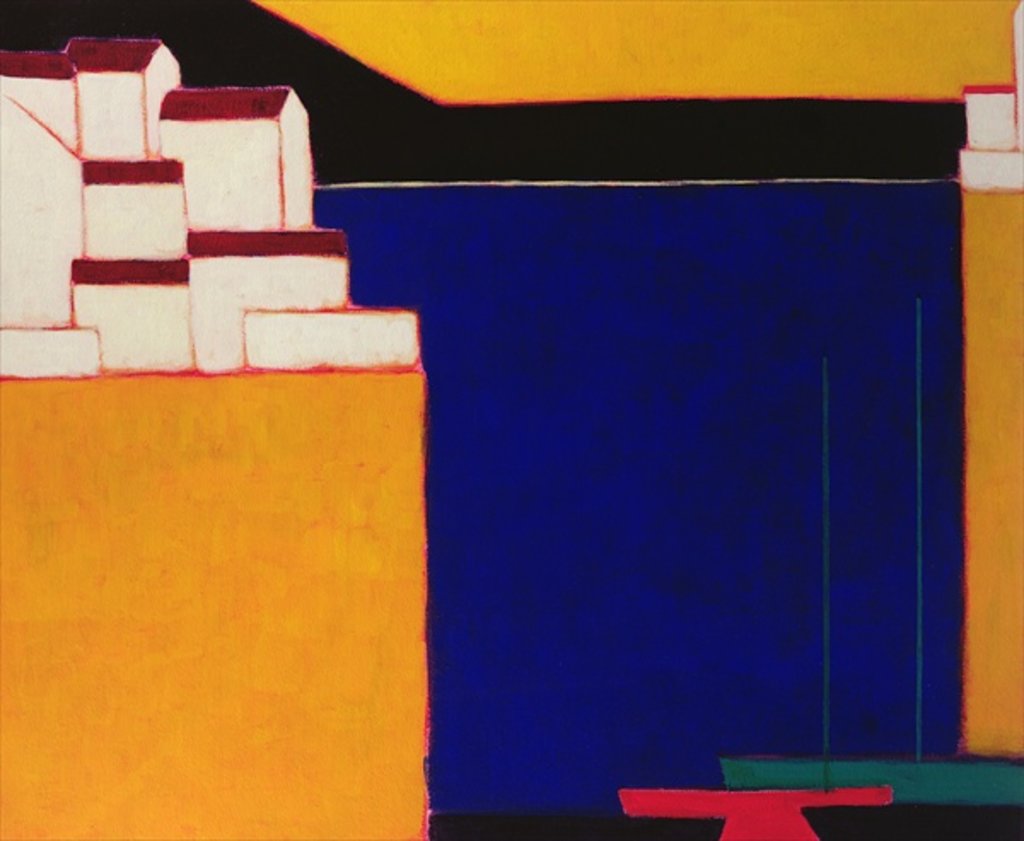 Detail of Mileai, Pelion, Greece, 1998 by Eithne Donne