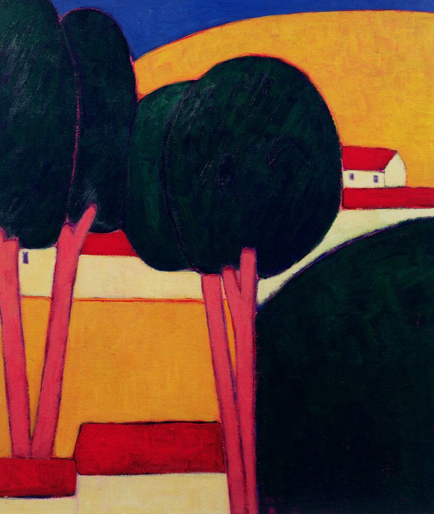 Detail of Provencal Farm, 1997 by Eithne Donne