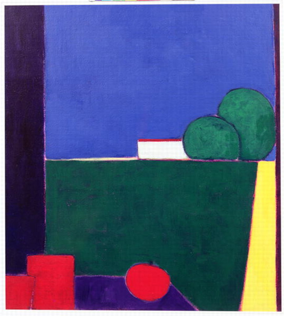 Detail of Evening in Tuscany by Eithne Donne