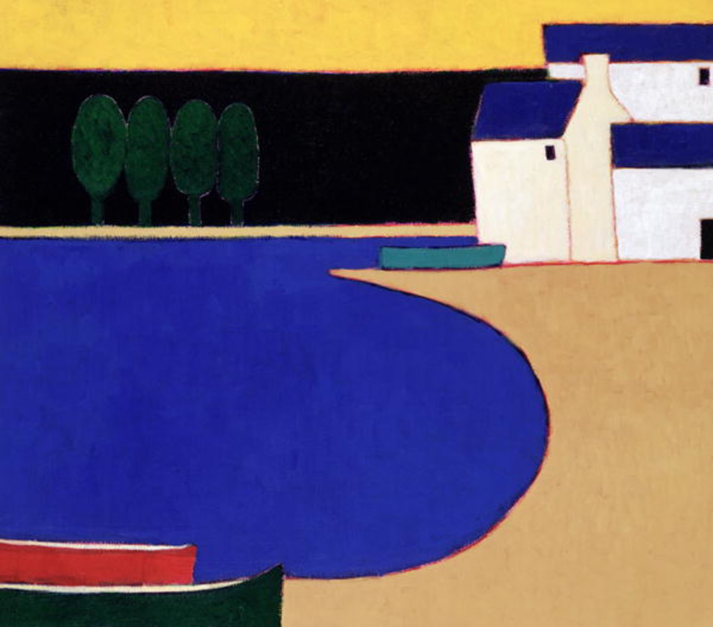 Detail of Bay near Ste. Marie, Brittany, 2004 by Eithne Donne