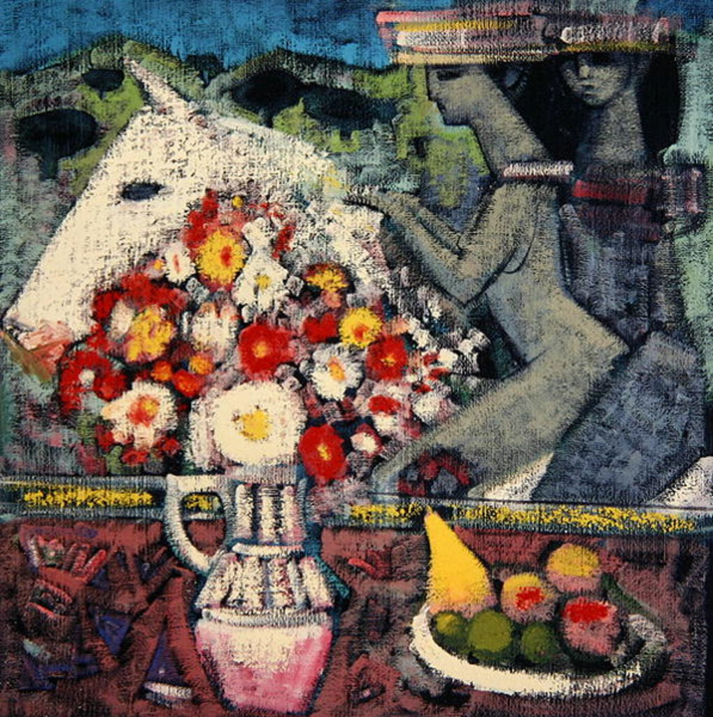 Detail of Riders by Endre Roder