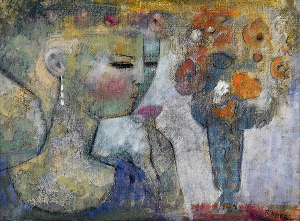 Detail of Glass Vase by Endre Roder