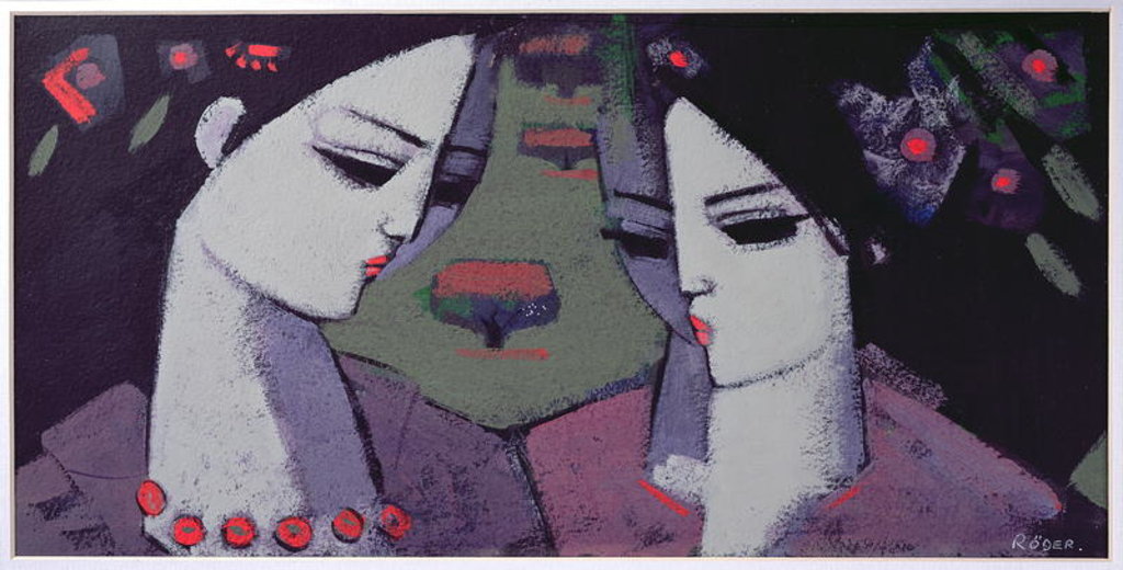 Detail of A Shared Moment by Endre Roder