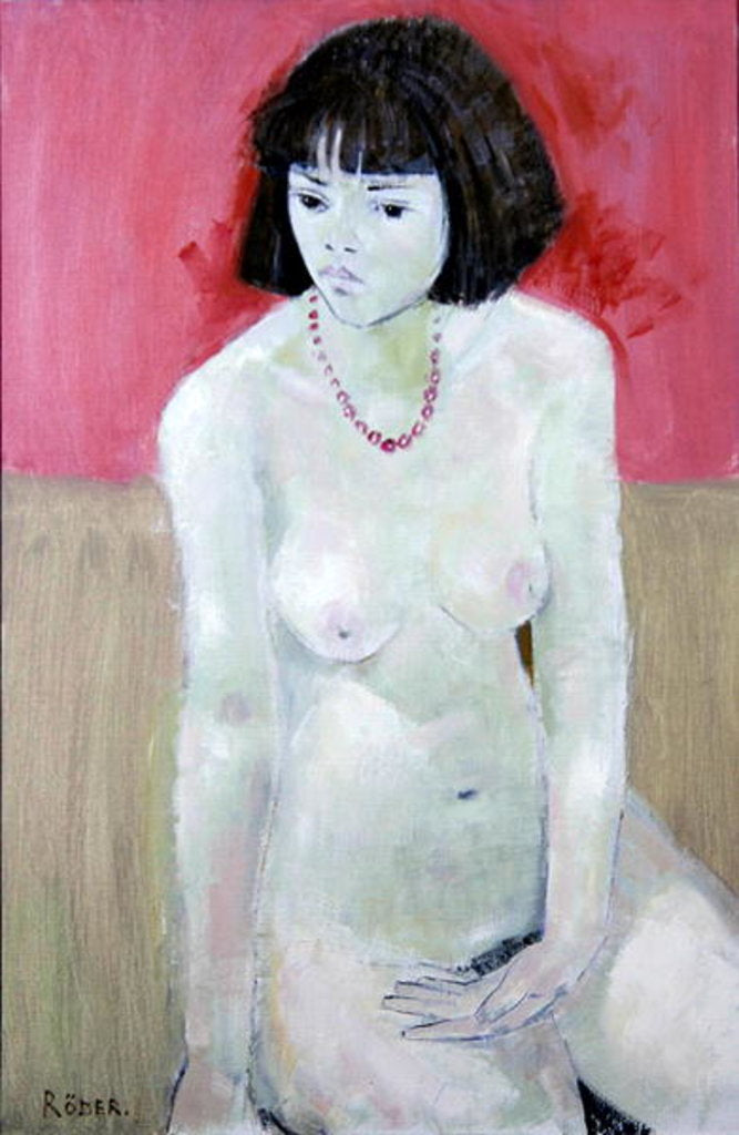 Detail of Red Necklace, 1995 by Endre Roder