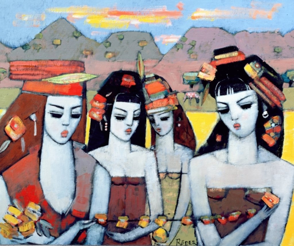 Detail of Four from Ys, 2004 by Endre Roder